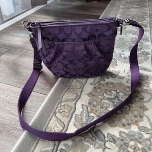 Purple Coach Purse